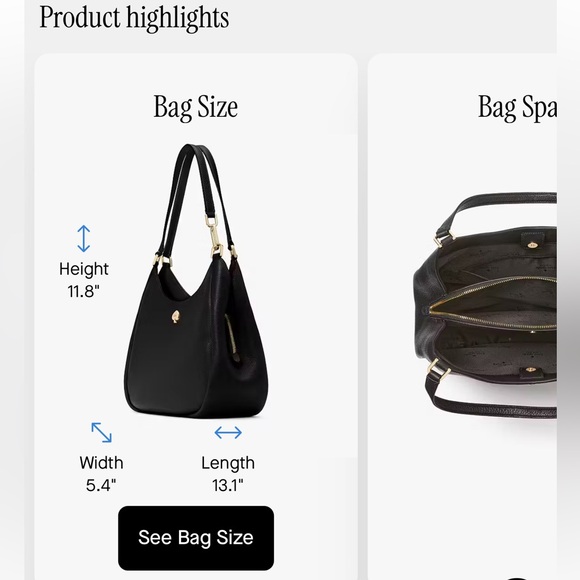 FREE Shipping!! Kate Spade Kayla Large Triple Compartment Shoulder Bag - Picture 15 of 16